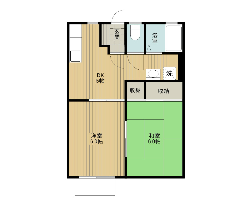 パストラール近江B棟 間取り