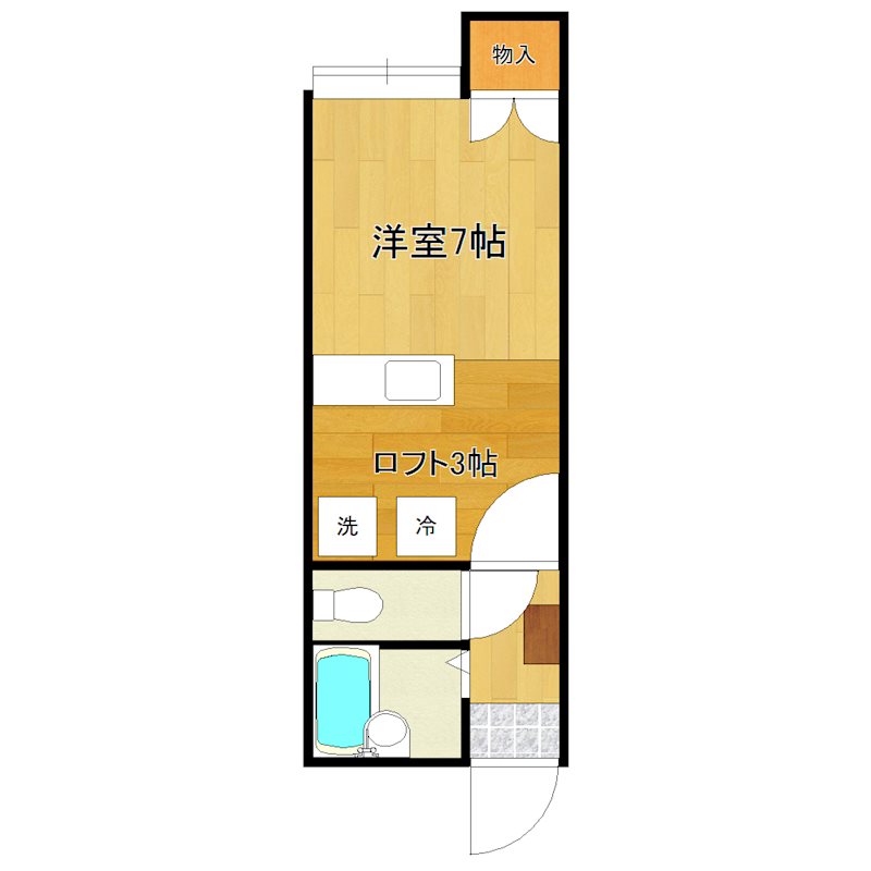 フェリーチェ小新 間取り