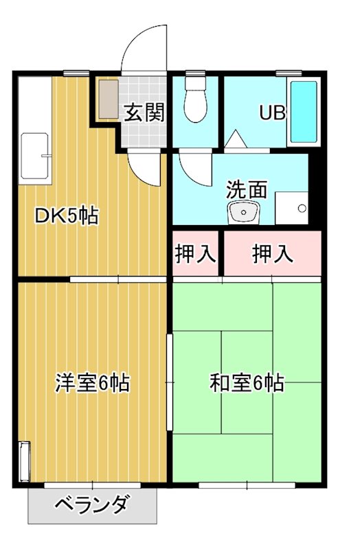 パストラール近江A棟 間取り