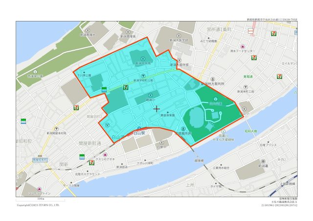 新潟市中央区　古町エリア